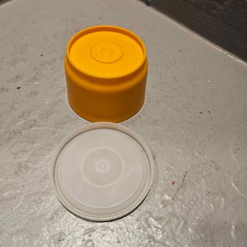 Tupperware Small Orange Storage Container - Picture 5 of 5